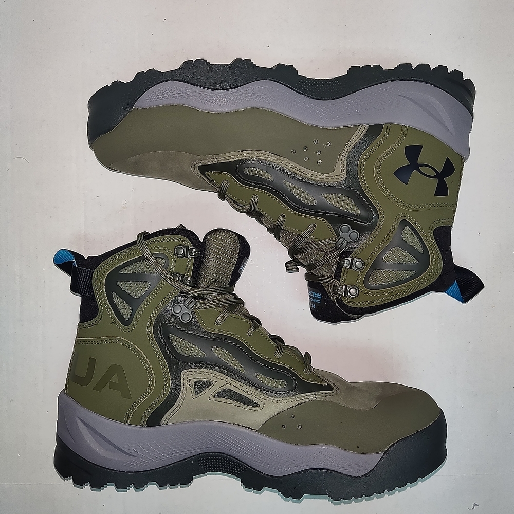 Under Armour Charged Raider Mid Waterproof Hiking Boots 3024265-300Men's 8 - Picture 6 of 9